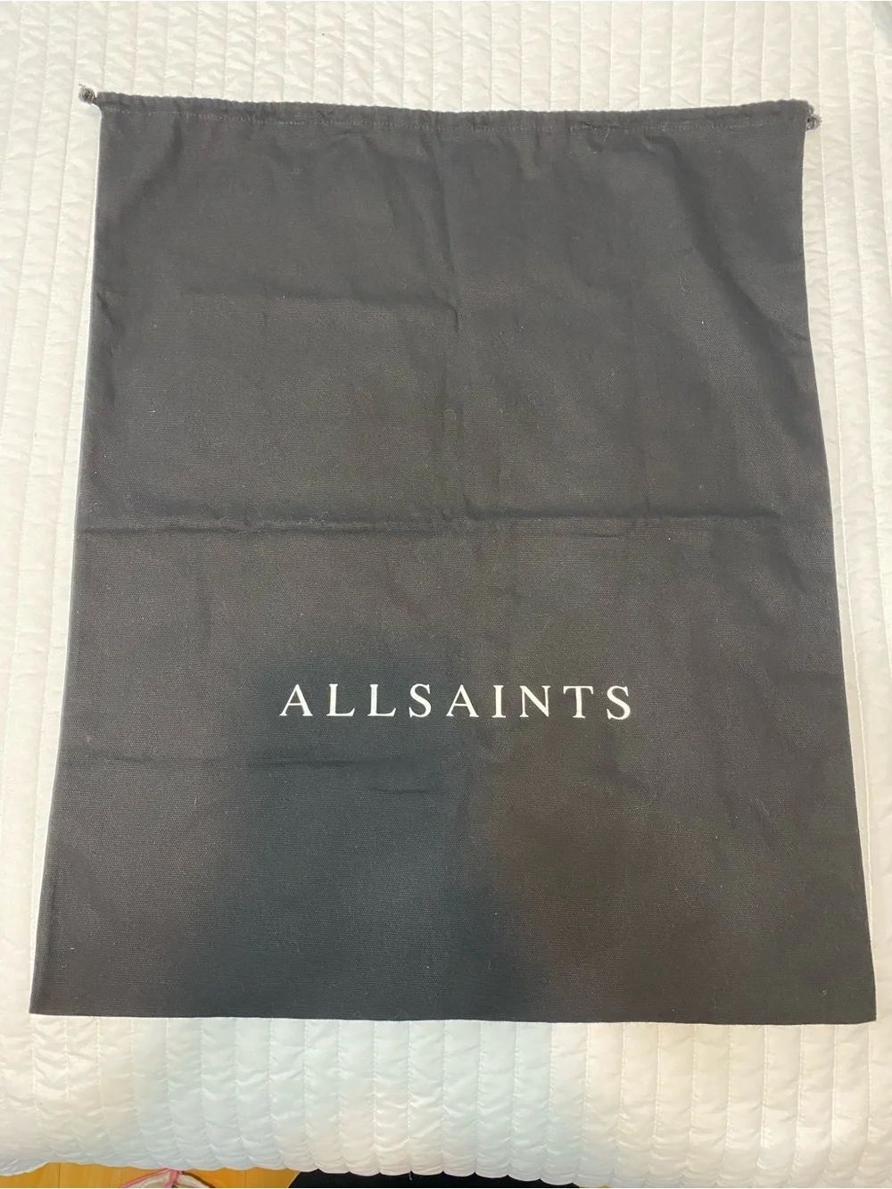 ALLSAINTS Black Dust Bag Size 26.5” X 21.5”